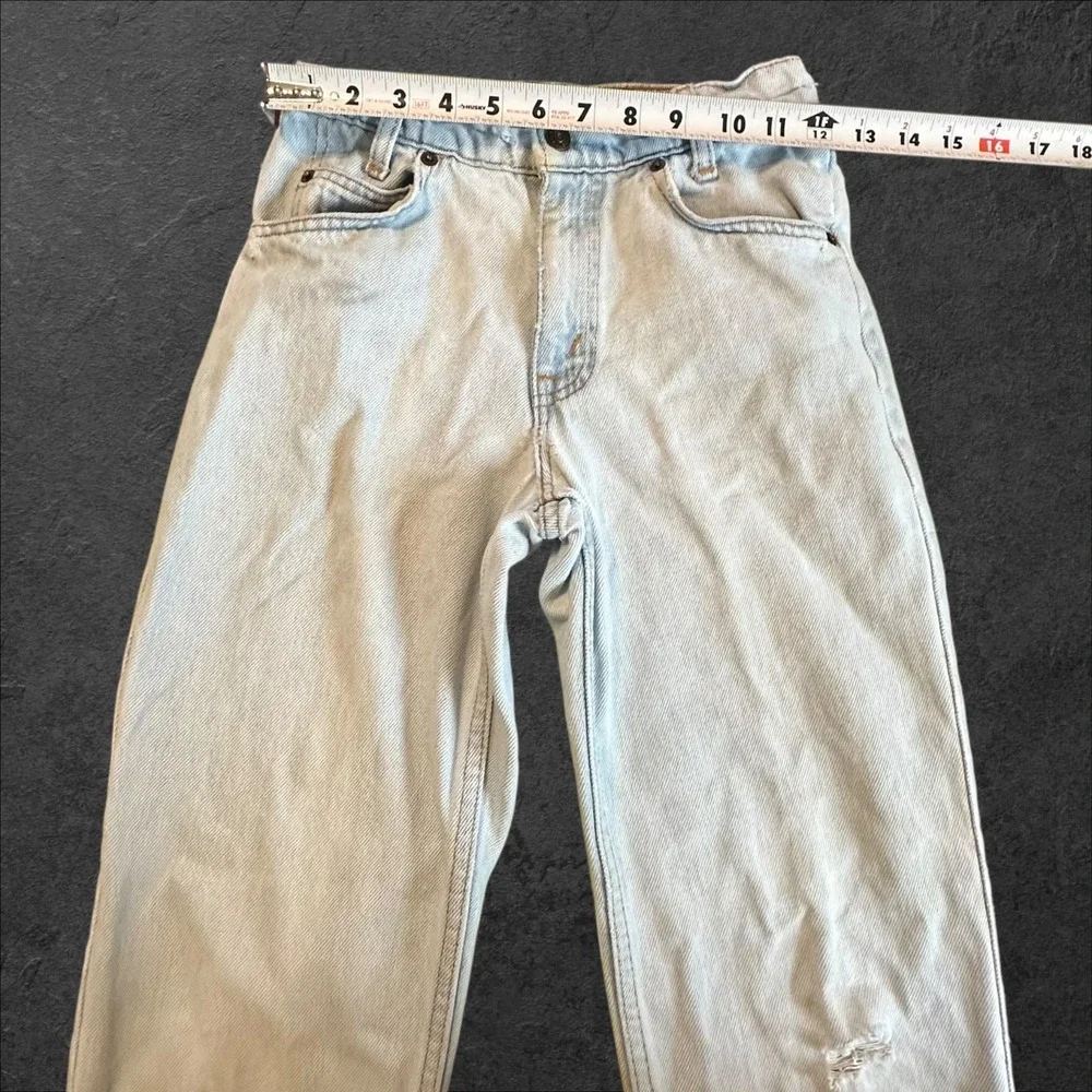 Vintage Levis 550 Light Wash Relaxed Straight Jeans USA Made Size 12‎ 40350-0735